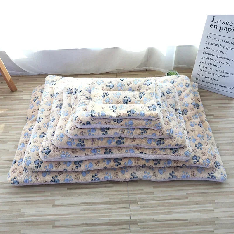 Soft Cat Bed Mats Short Plush Pet Sleeping Bed Mats for Cats Small Dogs Cute Pet Pad Blanket Warm Kitten Cushion Cat Accessories